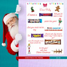 Load image into Gallery viewer, Christmas Eve poem

